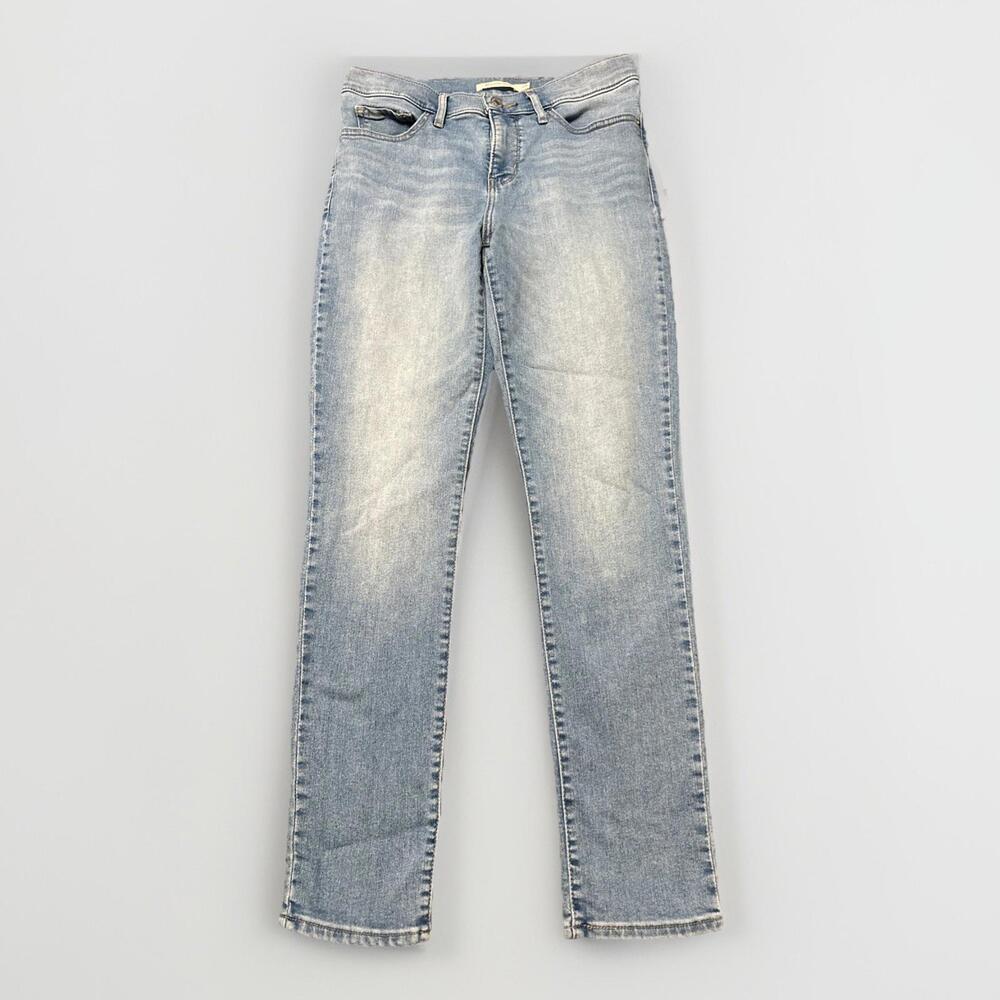 Levis 311 Woman’s Size 28 Shaping Skinny Light Wash‎ High Rise Blue 30x28.5